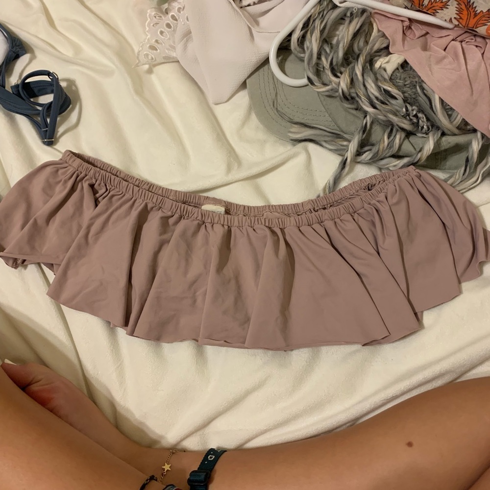 off the shoulder bathing suit top